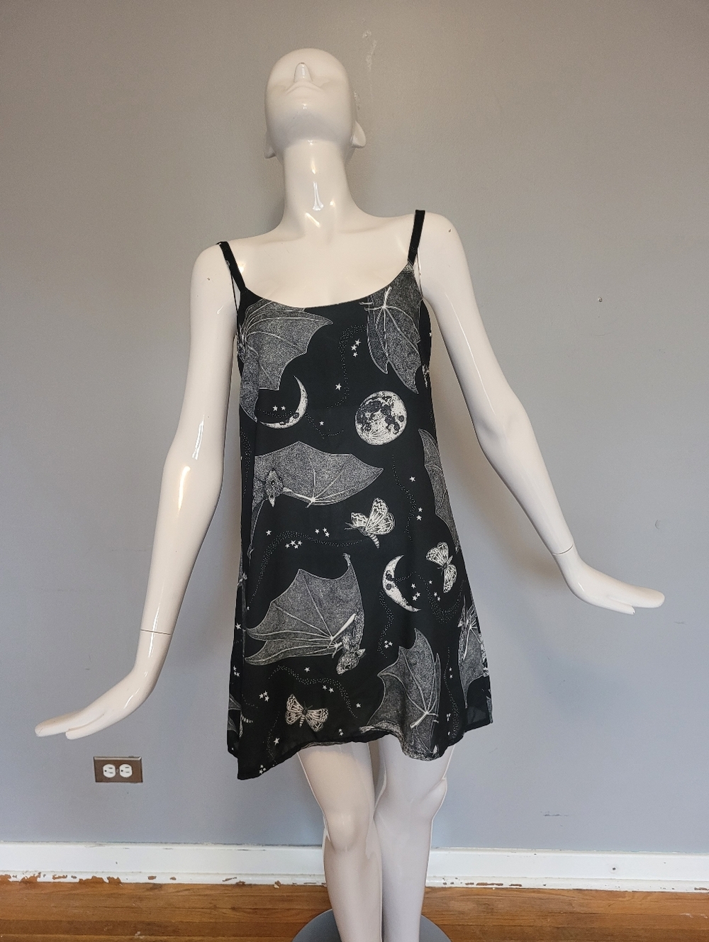 Cosmic Drifters Nocturnal Print Slip Dress, VGUC, Approximate Size S